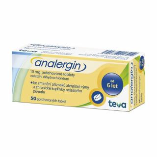 Analergin por.tbl.flm. 50 x 10 mg