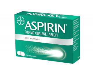 Aspirin 500 mg obalené tablety por.tbl.obd. 20 x 500 mg