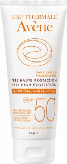 Avène Sun Mineral ochranné mléko bez chemických filtrů a parfemace SPF50+ 100 ml