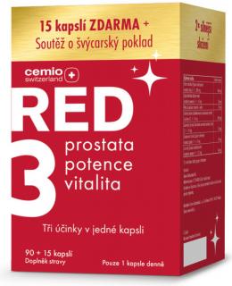 Cemio RED3 90+15 kapslí 2023