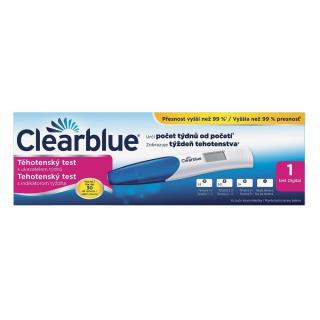 Clearblue digitální těhotenský test s ukazatelem týdnů 1 ks