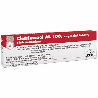 Clotrimazol AL 100 vag.tbl. 6 x 100 mg+apl