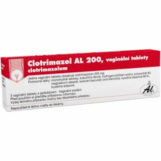 Clotrimazol AL 200 vag.tbl. 3 x 200 mg+apl