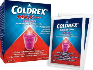 Coldrex Maxgrip lesní ovoce por.plv.sol. 10 x 1000 mg/70m/10 mg