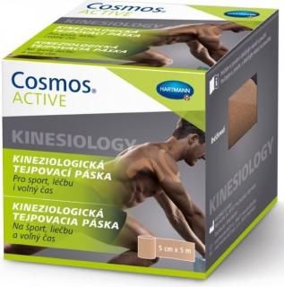 Cosmos Active kineziologická tejpovací páska béžová 5 cm x 5 m