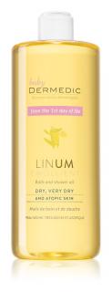 Dermedic Baby Linum Emolient sprchový a koupelový olej  500 ml