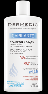 Dermedic Capilarte Zklidňující šampon pro citlivou pokožku hlavy 300ml