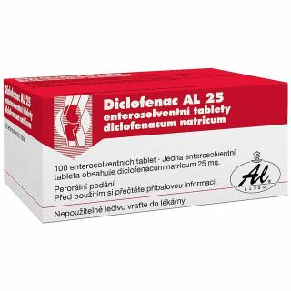 Diclofenac AL 25 por.tbl.flm. 100 x 25 mg