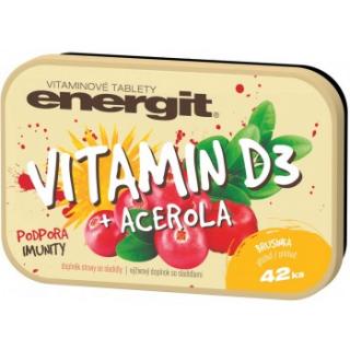 Energit Vitamin D3 + acerola 42 tablet