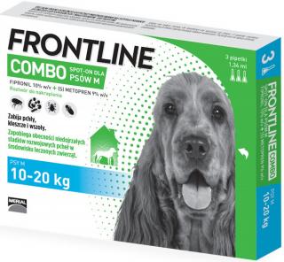 Frontline Combo Spot-on pro psy M 10-20 kg 3 x 1,34 ml