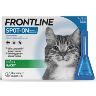 Frontline Spot-on pro kočky 3 x 0,5 ml