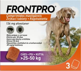 Frontpro 136 mg 25 - 50 kg žvýkací 3 tbl