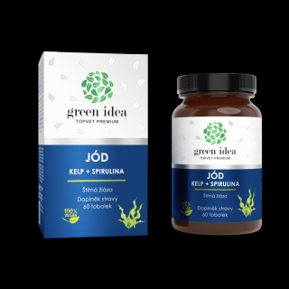 Green Idea Jód - Kelp + Spirulina 60tob