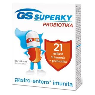 GS Superky probiotika 30 + 10 kapslí