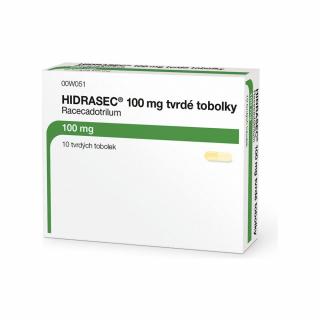 Hidrasec 100 mg tvrdé tobolky por.cps.dur. 10 x 100 mg