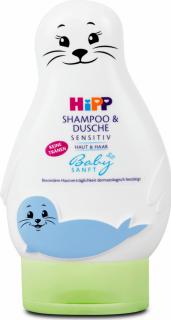HiPP Babysanft Šampon Vlasy & Tělo Lachtan 200 ml