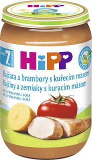 HiPP Bio Rajčata a brambory s kuřecím masem 220 g
