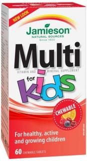 Jamieson Kids Multivitamin cucací 60 tablet
