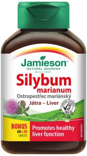 Jamieson Silybum marianum Ostropestřec mariánský 90 tablet