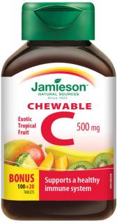 Jamieson Vitamin C 500 mg tr.ovoce 120 tablet