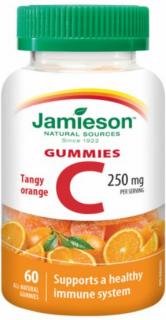 Jamieson Vitamín C Gummies Pomeranč 60 pastilek
