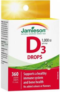 JAMIESON Vitamín D3 1000 IU 11,4 ml