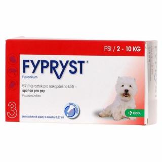 Krka Fypryst Spot on Dog S 2-10kg 1x0,67ml