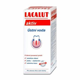 Lacalut Aktiv zubní pasta proti paradentóze 75 ml + zubní kartáček