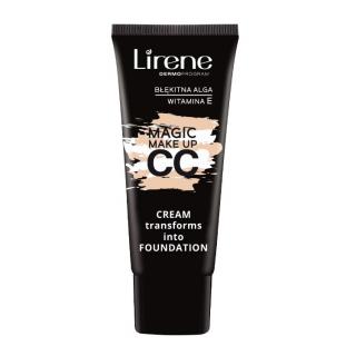 Lirene Magic CC krém s hydratačním účinkem 2 Natural Cream Transforms Into Foundation 30 ml