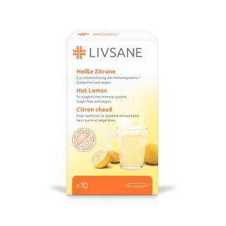 Livsane Horký nápoj v prášku citronový 10 sáčků