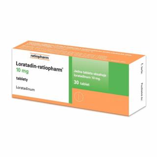 Loratadin-Ratiopharm 10 mg por.tbl.nob. 30 x 10 mg