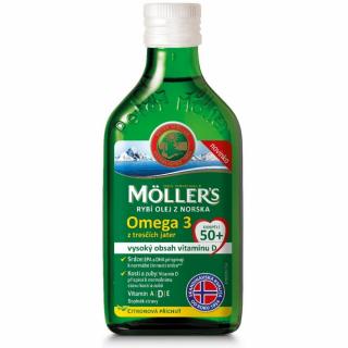 Mollers Omega 3 dospělí 50+ 250 ml