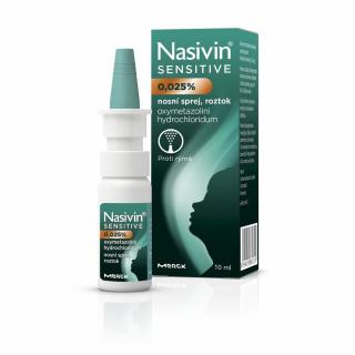 Nasivin Sensitive 0,025% 0,25 mg/ml nas.spr.sol. 1 x 10 ml