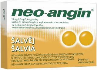 Neo-angin šalvěj je léčivý přípravek s antiseptickými účinky, které působí proti mikrobům, a také mírně tlumí bolest.