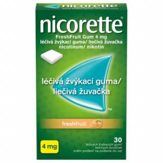 Nicorette freshfruit gum 4 mg orm.gum.mnd. 30 x 4 mg