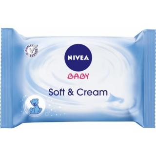 Nivea Baby Soft & Cream čisticí ubrousky pro děti 63 ks