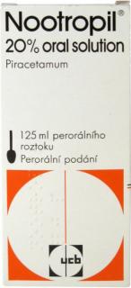 Nootropil 20% Oral Solution por.sol. 1 x 125 ml