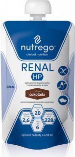 Nutrego Renal HP s příchutí čokoláda por.sol.12 x 200 ml