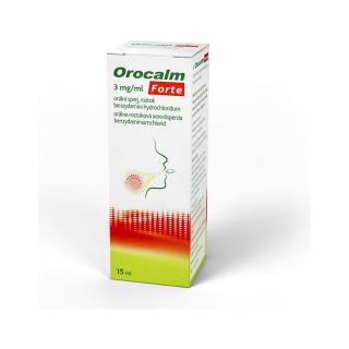 Orocalm Forte 3 mg/ml orm.spr.sol.1 x 15 ml