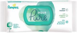 Pampers Aqua Pure dětské čisticí ubrousky 48 ks