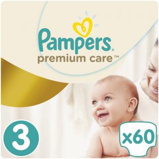 Pampers Premium Care 3 MIDI 5-9 kg 60 ks
