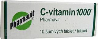 Pharmavit C-Vitamin 1000 por.tbl.eff. 10 x 1000 mg