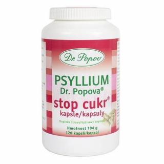 Psyllium Dr. Popova, Stop cukr 120cps. exp. 3/2024