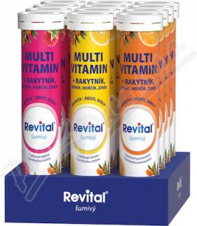 Revital Multivitamín s rakytníkem eff. 20 tablet Citron