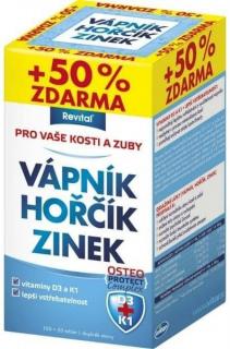 Revital Vápník+hořčík+zinek+vit. D3+K1 150 tablet