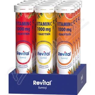 Revital Vitamin C s rakytníkem eff. 20 tablet Červený pomeranč