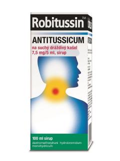 Robitussin Antitussicum na suchý dráždivý kašel por.sir.100 ml/150 mg