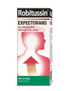 Robitussin Expectorans na odkašlávání por.sir.100 ml x 20 mg/ml