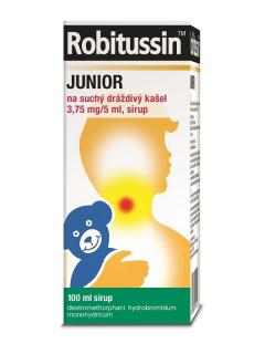 Robitussin Junior na suchý dráždivý kašel por.sir.100 ml/75 mg