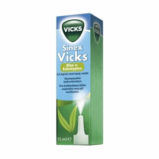 Sinex Vicks aloe a eukalyptus 0.5 mg/ml nas.spr. 1 x 15 ml x 0,5 mg/ml